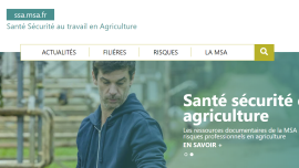 Miniature de l'actualité MSA : un site dédié à la santé et la sécurité au travail en agriculture